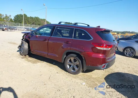 2019 Toyota Highlander Limited Platinum from USA, damaged, VIN 5TDYZRFH1KS345547